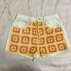 Wild fable high waist crochet shorts